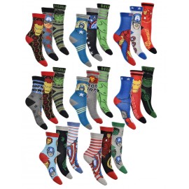 Chaussettes Enfant Licence Avengers fantaisie -Assortiment modèles photos selon arrivages-