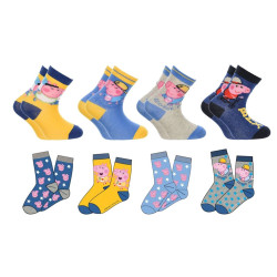 Chaussettes Enfant Licence Peppa Pig fantaisie -Assortiment modèles photos selon arrivages-