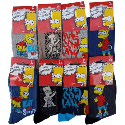 Chaussettes Enfant Licence Simpsons fantaisie -Assortiment modèles photos selon arrivages-