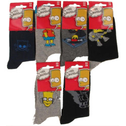 Chaussettes Enfant Licence Simpsons fantaisie -Assortiment modèles photos selon arrivages-