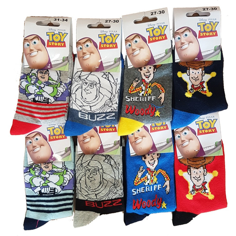 Chaussettes Enfant Licence TOY STORY fantaisie -Assortiment modèles photos selon arrivages-