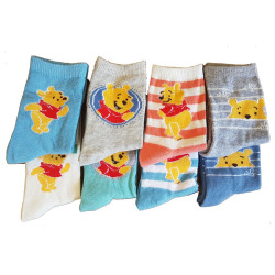 Chaussettes Enfant Licence WINNIE L'OURSON fantaisie -Assortiment modèles photos selon arrivages-