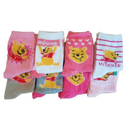 Chaussettes Enfant Licence WINNIE L'OURSON fantaisie -Assortiment modèles photos selon arrivages-