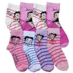 Chaussettes Enfant Licence BETTY BOOP fantaisie -Assortiment modèles photos selon arrivages-