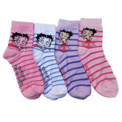 Chaussettes Enfant Licence BETTY BOOP fantaisie -Assortiment modèles photos selon arrivages-