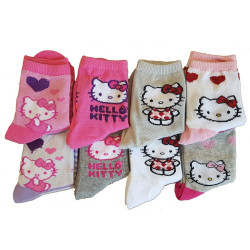 Chaussettes Enfant Licence HELLO KITTY fantaisie -Assortiment modèles photos selon arrivages-