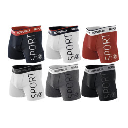 Boxer No Publik Homme Confort et Qualité en Coton -Assortiment modèles photos selon arrivages-
