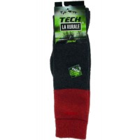 Chaussettes hautes homme La Rurale Haute Qualité technique avec laine