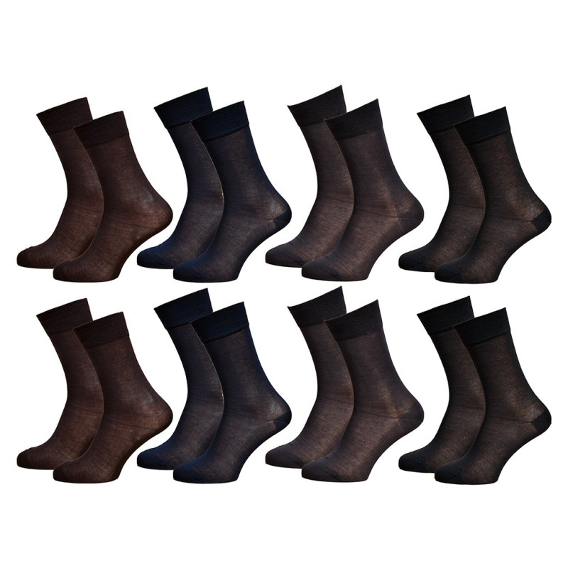 Chaussettes homme fil d'écosse - Assortiment modèles photos selon arrivages-