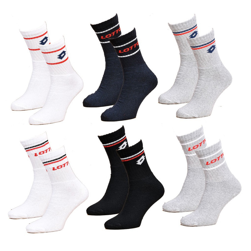 Chaussettes homme LOTTO Modèle Tennis -Assortiment modèles photos selon arrivages-