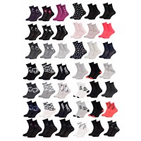 Chaussettes Femme Fantaisie Confort Coton Majoritaire