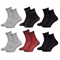 Chaussettes Femme Fantaisie Confort Coton Majoritaire