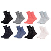 Chaussettes Femme Fantaisie Confort Coton Majoritaire