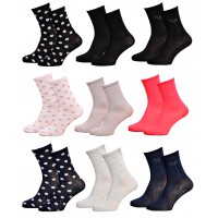Chaussettes Femme Fantaisie Confort Coton Majoritaire