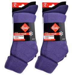 Chaussettes femme KINDY Chaleur et Douceur -Assortiment modèles photos selon arrivages-