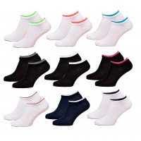 Chaussettes Femme Socquettes Tiges courtes Coton Majoritaire