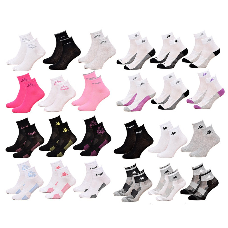 Chaussettes Femme KAPPA Sport, Urbain et confort -Assortiment modèles photos selon arrivages-