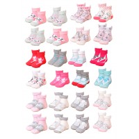 Chaussettes Bébé Naissance Licence fantaisie: Mickey ,Minnie, Winnie, Roi Lion..  -Assortiment modèles photos selon arrivages-