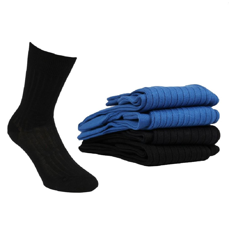 Chaussettes Homme Lot de 4 Fil d'Ecosse