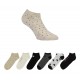 Chaussettes courtes Lulu Castagnette femme lot de 6