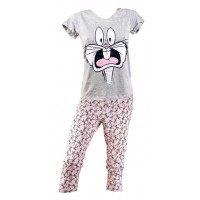 Pyjama Femme LOONEY TUNES en Coton -Chaleur,Douceur et Confort-
