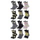 Chaussettes homme Simpsons en Coton -Assortiment modèles photos selon arrivages-