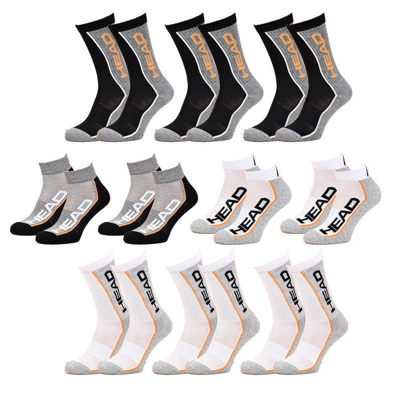 Chaussettes homme HEAD SPORT ET PERFORMANCE -Assortiment modèles photos selon arrivages-