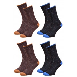 Chaussettes homme HECHTER Studio Urbain, Confort en Coton -Assortiment modèles photos selon arrivages-