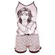 Pyjama Femme COMICS: WONDERWOMAN en Coton -Chaleur,Douceur et Confort-