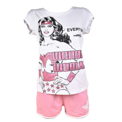 Pyjama Femme COMICS: WONDERWOMAN en Coton -Chaleur,Douceur et Confort-