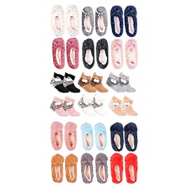 Chaussettes Chaussons Femme d'intérieur Thermiques antidérapantes -Assortiment modèles photos selon arrivages-