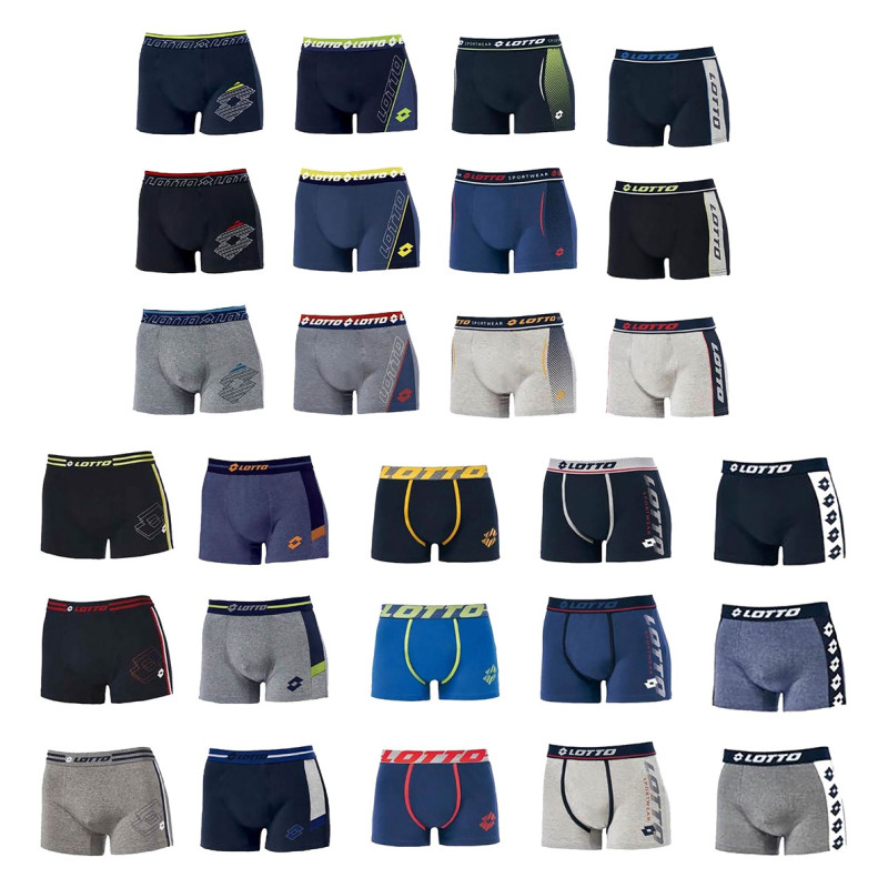 Boxer LOTTO pour Homme Qualité et Confort -Assortiment modèles photos selon arrivages-