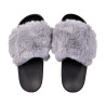 Pantoufles Mules pour Femme Fourrure Confort