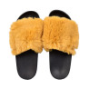 Pantoufles Mules pour Femme Fourrure Confort