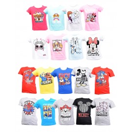 T shirt enfant Licence fantaisies en Coton