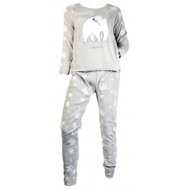 Pyjama Femme USHUAIA en Coton -Chaleur,Douceur et Confort-