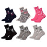 Chaussettes enfant motifs lot de 6