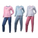 Pyjama Femme Long Fantaisie Doublé Polaire
