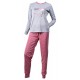 Pyjama Femme Long Fantaisie Doublé Polaire