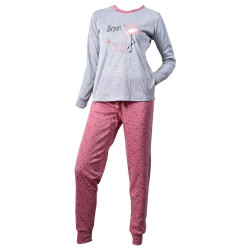 Pyjama Femme Long Fantaisie Doublé Polaire