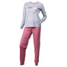 Pyjama Femme Long Fantaisie Doublé Polaire