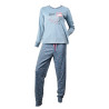 Pyjama Femme Long Fantaisie Doublé Polaire