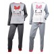 Pyjama Femme Long Fantaisie Doublé Polaire STRESS