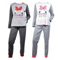 Pyjama Femme Long Fantaisie Doublé Polaire TRESS