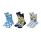 Chaussettes Enfant Licence Les Minions fantaisie -Assortiment modèles photos selon arrivages-