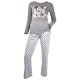 Pyjama Femme MINNIE en Coton -Chaleur,Douceur et Confort-