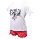 Pyjama Femme MINNIE en Coton -Chaleur,Douceur et Confort-