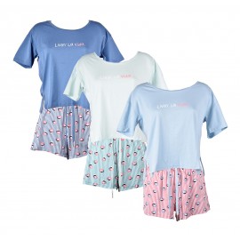 Pyjama Court Femme LITTLE UNICORN LINE