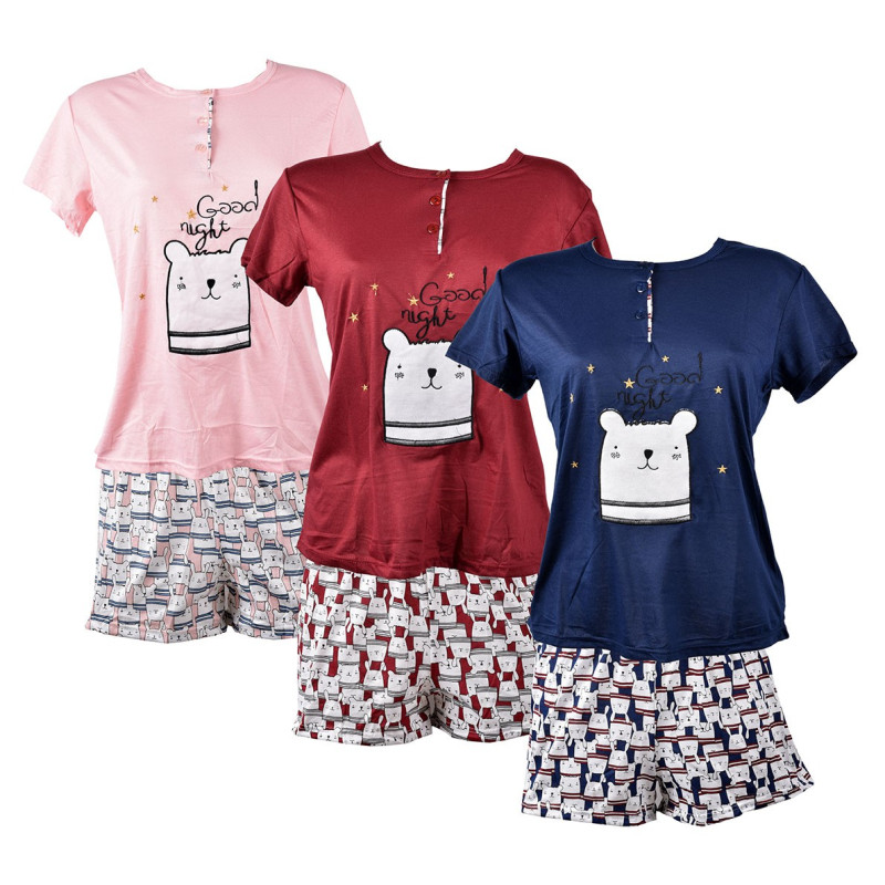 Pyjama Court Femme SARA LINE