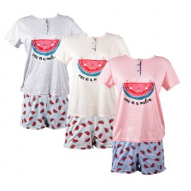 Pyjama Court Femme SARA LINE